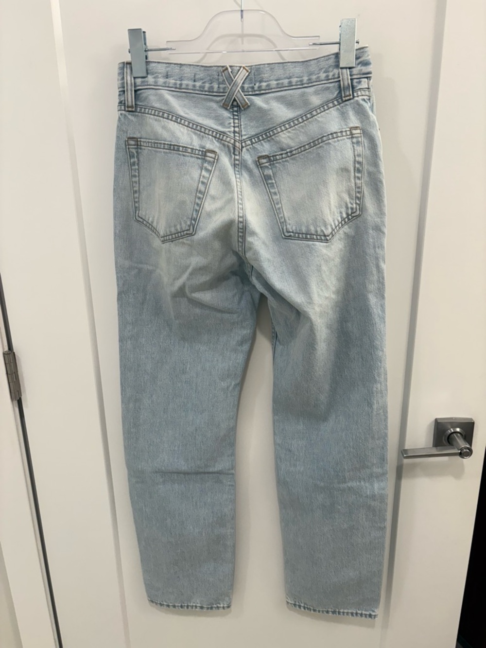 Alex Mill Jane Mid Rise Straight Jean in Nara Wash Size 27 - Picture 6 of 8